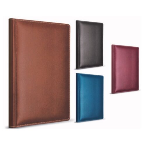 Gıpta Modelist İp Dikişli Deri Kapak Not Defteri 14X20Cm 160 Yaprak Kareli (3 Lü Paket) 1607