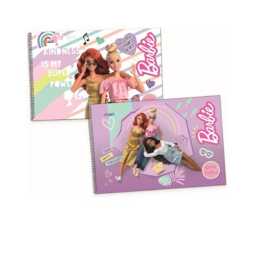 Gıpta Barbie Resim Defteri Spiralli 15 Yaprak 17X24Cm 5454 (12 Li Paket)