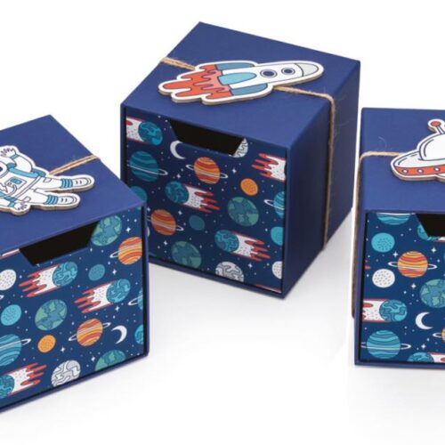 Gıpta Space Küp Çekmeceli 6 Lı Hediye Kutusu Seti BX8912