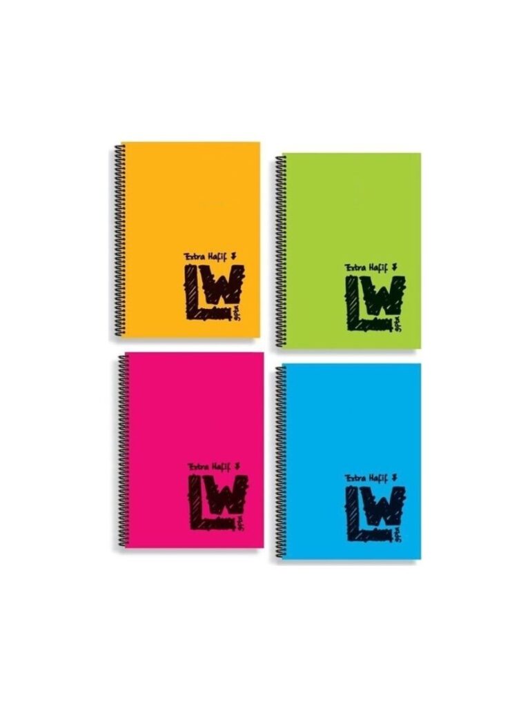 gipta spiralli defter lw plastik kapak cizgili 120 yaprak a4 2 li paket 1954 519677.jpg