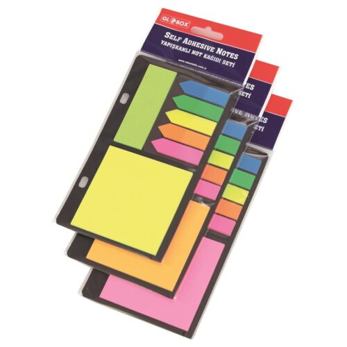 Globox Yapışkanlı Not Kağıdı Seti (4 Paket) 1023