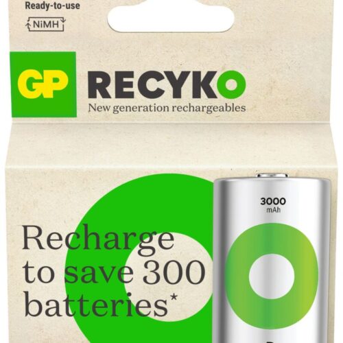 3000 Mah D Boy Şarjlı Pil Büyük Boy (2 Li Paket) Gp300Dhcr21-2Tlb2