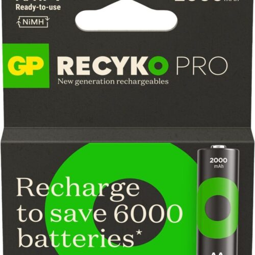 AA 2100 Mah Şarjlı Kalem Pil Recyko Pro Gp210Aahcbem-2Gb4 (4 Lü Paket)