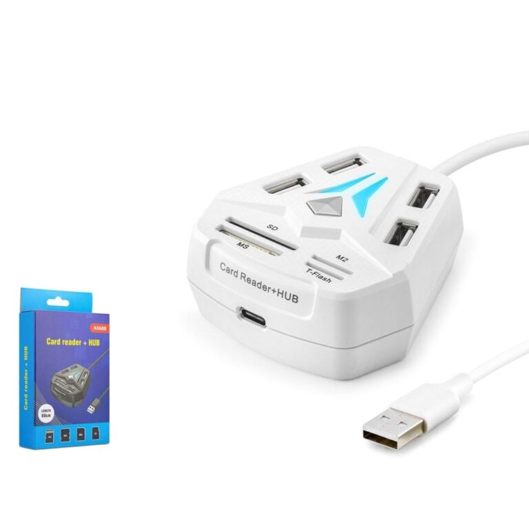 hadron a068w usb combo hub kart okuyucu 8 port beyaz 515952.jpg