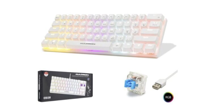 hadron g508b kablolu oyuncu mini klavye mekanik blue switch rgb q beyaz 495787.jpg