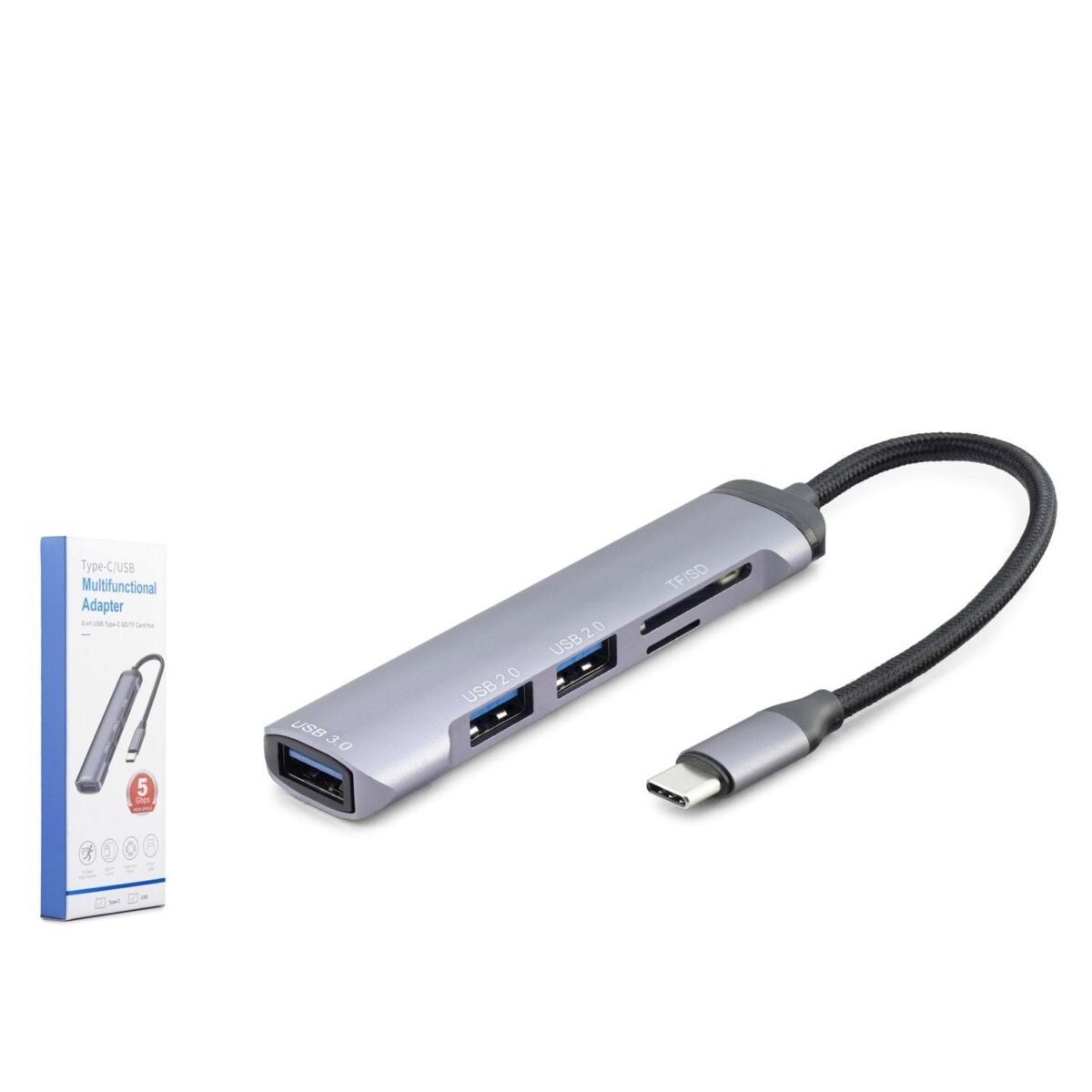 hadron hdx7039 usb hub combo 5in1 usb type c sd tf card gri 489223.jpg hadron hdx7039 usb hub combo 5in1 usb type c sd tf card gri 489223.jpg