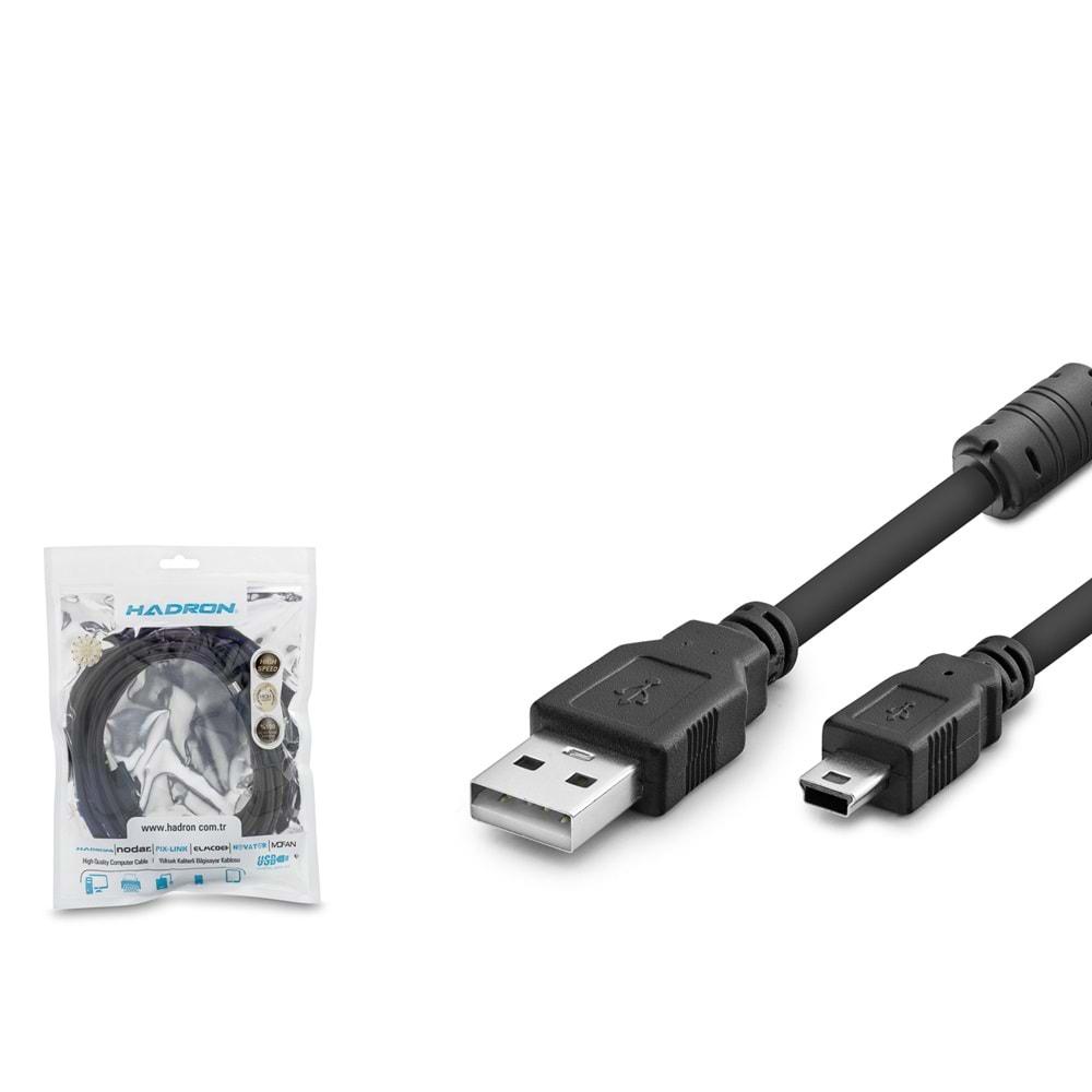 hadron hdx7523 usb mini v3 5pin to usb kablo 3m siyah 507677.jpg hadron hdx7523 usb mini v3 5pin to usb kablo 3m siyah 507677.jpg