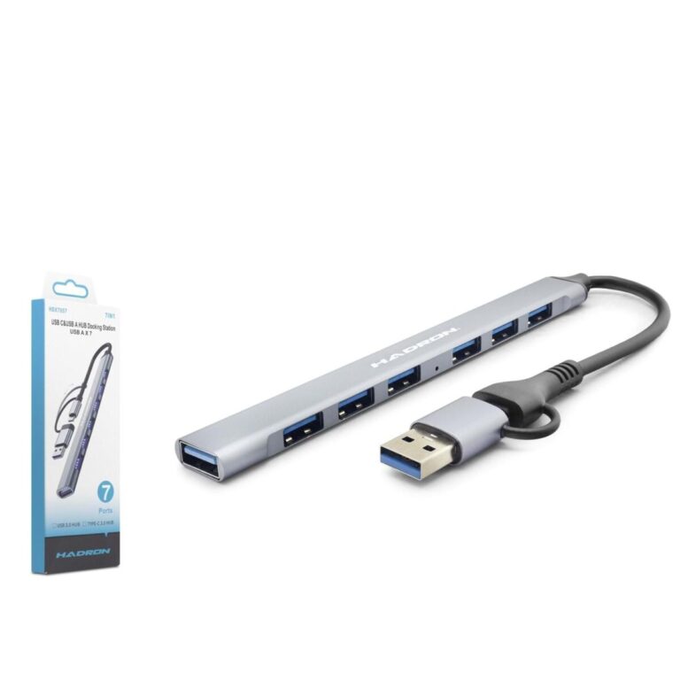 hadron hdx7857 usb type c hub 7in1 1 usb3 0 6 usb2 0 gri 503372.jpg