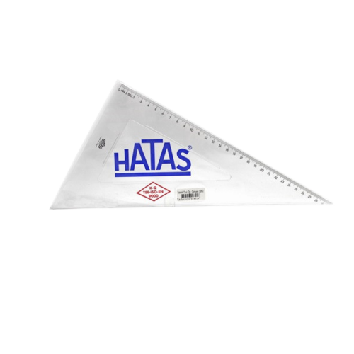 Hatas Gönye Ögrenci Tipi 30 Cm 60 Derece 0801