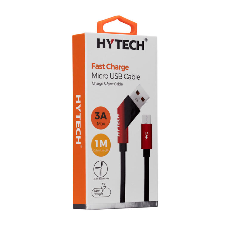 hy x215 3a micro usb 1 metre kirmizi data sarj kablosu 378490.jpg