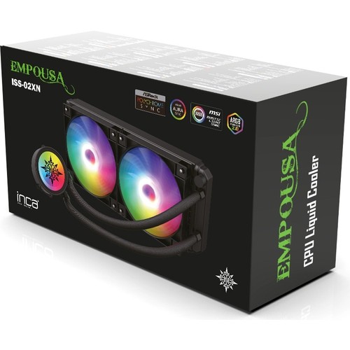 inca iss 02xn intel amd 2x120mm argb led fanli am5 control remote cpu liquid cooler 466172.jpg inca iss 02xn intel amd 2x120mm argb led fanli am5 control remote cpu liquid cooler 466172.jpg