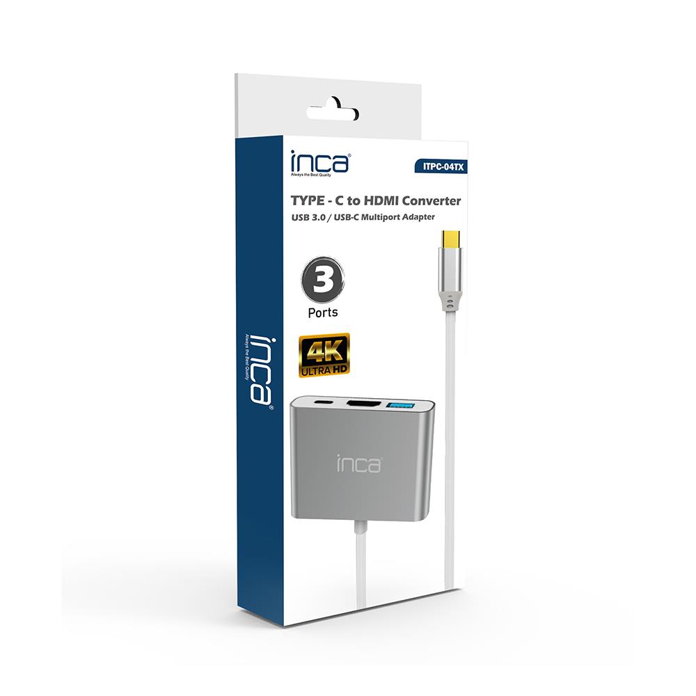 inca itpc 04tx type c hub hdmi 4k 30hz usb3 0 pd100w akim ve voltaj korumali aluminyum coklayici 516970.jpg inca itpc 04tx type c hub hdmi 4k 30hz usb3 0 pd100w akim ve voltaj korumali aluminyum coklayici 516970.jpg