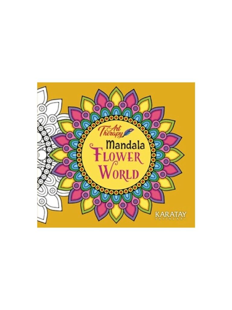 karatay yayinlari 4e mandala art therapy flower world 515216.jpg