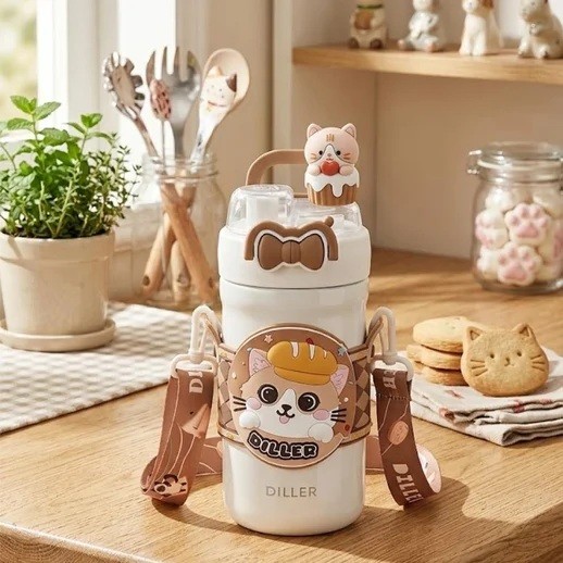 kedi figur paslanmaz celik desenli termos 490 ml 522516.jpg