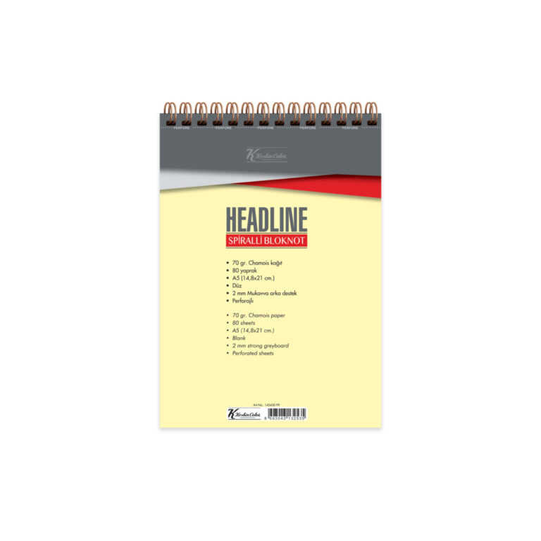 keskin color bloknot a5 80 yp duz karton kp spr headline 453694.jpg
