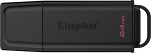 Kingston Dtxg2-64Gb 64Gb Portable Usb 3.2 Gen 1 Datatraveler Exodia Black Flash Bellek