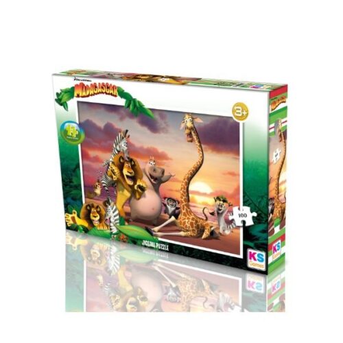 Ks Games Madagascar Puzzle 100 Parça Mg714