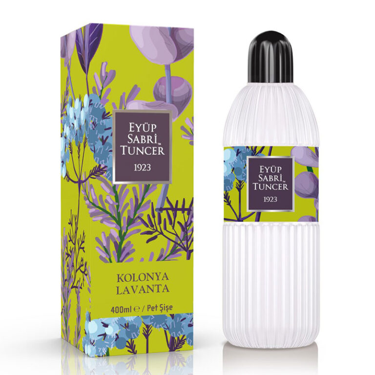 lavanta kolonyası 400ml silindir pet Şişe kolonya