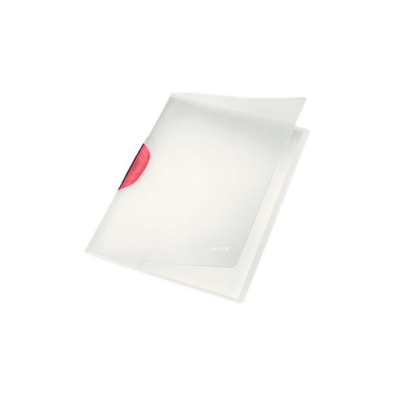 leitz 4174 sıkıştırmalı dosya colorclip sırttan klips 30 sayfa kırmızı (6 lı paket)