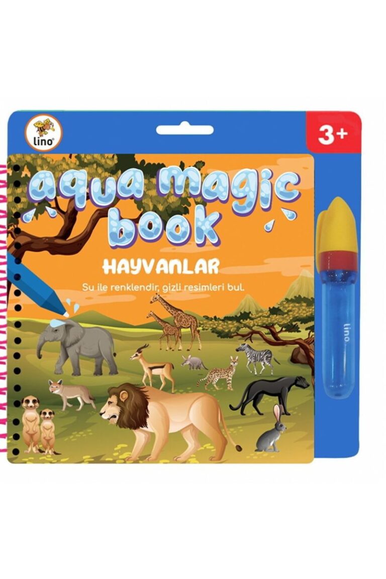 lino boyama kitabi aqua magic book hayvanlar sihirli tfl 1008 445808.jpg