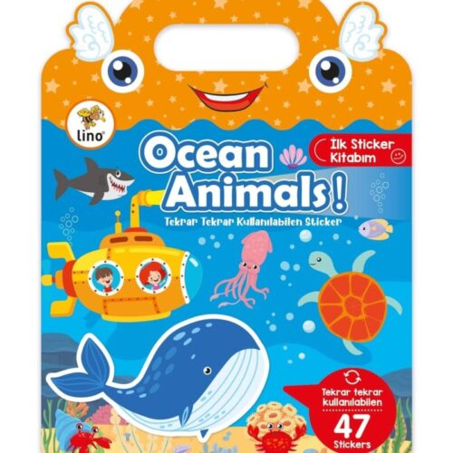 Lino Tekrar Tekrar Kullanılabilen İlk Sticker Kitabım Ocean Animals Ls-502