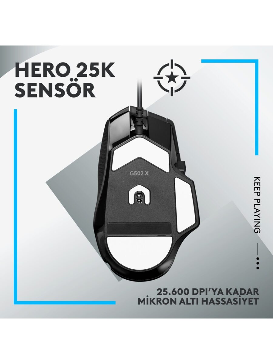 logitech 910 006139 g502 x lightspeed hero kablosuz gaming mouse 501442.jpg logitech 910 006139 g502 x lightspeed hero kablosuz gaming mouse 501442.jpg