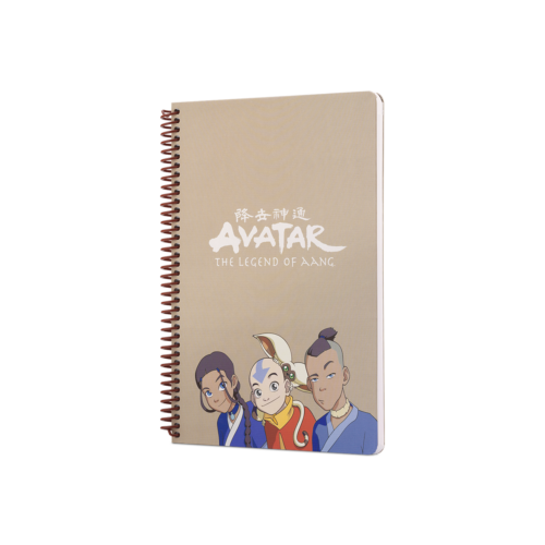 Mabbels Avatar Katara Sokka Aang Spiralli Not Defteri Krem 80 Yaprak Çizgili 17X24Cm Dft-388623