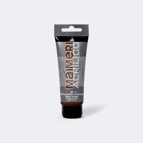 Georgian Mai Acrilico Serisi Akrilik Boya 200 Ml Burnt Umber