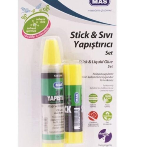 Mas Kartelada Stick Yapıştırıcı + Sıvı Yapıştırıcı Seti 2071