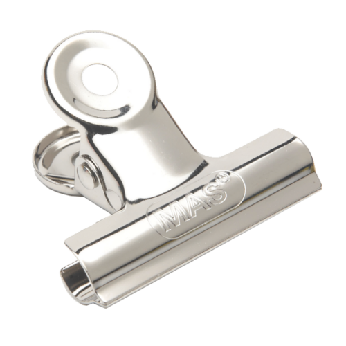 Mas 950 Metal Yaylı Kıskaç 40 Mm Beyaz (24 Lü Paket)