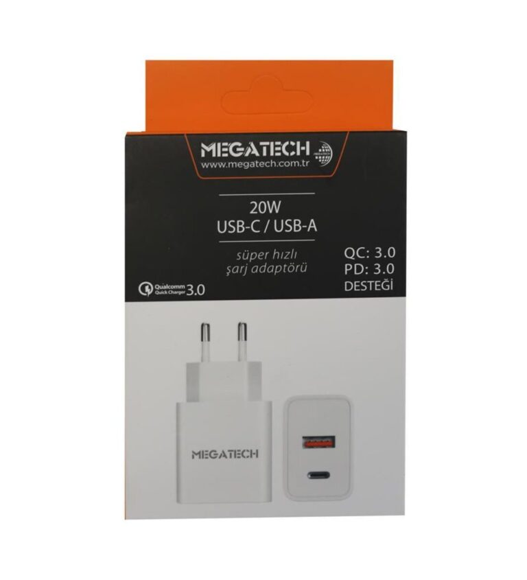 megatech 20w beyaz usb c usb a sarj kafa qc 3 0 pd 3 0 482040.jpg
