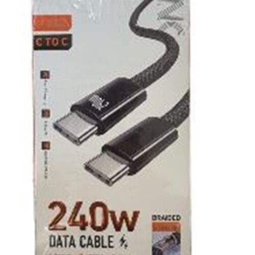 Megatech Mt-240T Hasır Type-C To Type-C Data Kablosu