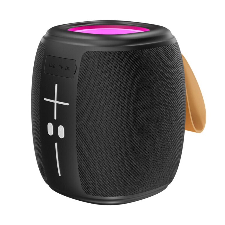 mikado md 888 cube siyah 5w 1200mah bt tf usb led isikli speaker hoparlor 496125.jpg