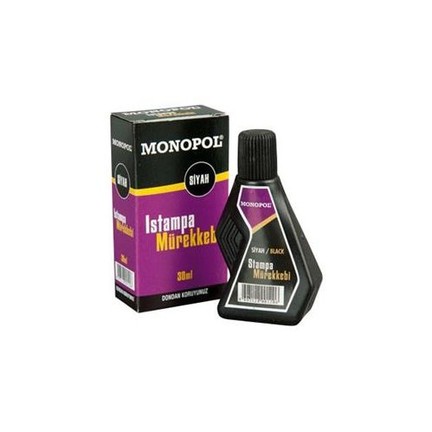 monopol 1120 istampa murekkebi 30 ml siyah 12 li paket 237666.jpg