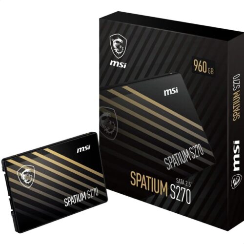 Msi 960Gb Spatium S270 Sata 3.0 (500Mb Okuma - 450Mb Yazma) Ssd Disk