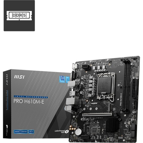 msi mb pro h610m e soket 1700 ddr5 5600mhz oc hdmi vga m 2 usb3 2 1x 1g lan matx 461010.jpg