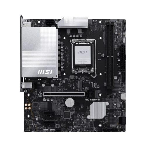 Msi Pro H810M-B Intel H810 Soket 1851 Ddr5 6400+(Oc)Mhz Matx Gaming (Oyuncu) Anakart