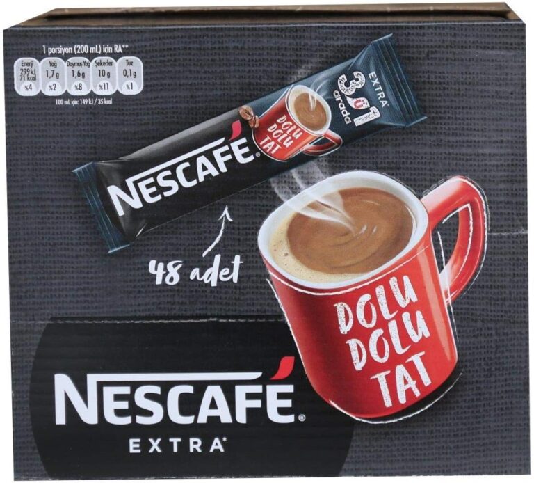 nescafe 3Ü1 arada kahve extra 16,5gr phnx 12379703 (48 li paket)