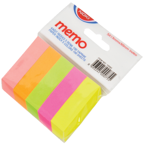 Noki 12060 Film İndeks 5 Renk 100 Yaprak 12 Li (12 Paket)