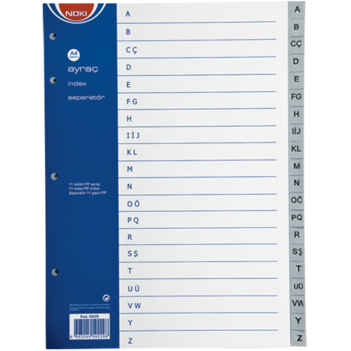 Noki 59229 Plastik Seperatör 1-29 Rakamlı