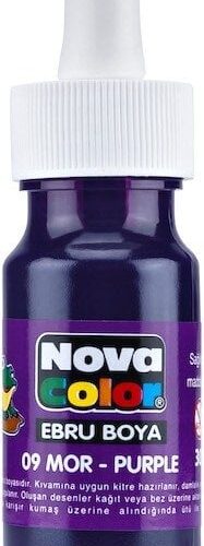 Nova Color Ebru Boya Mor nc-248 (12 Li Paket)