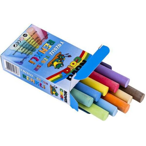 Nova Color Tebeşir Tozsuz Renkli Nc-4111 (10 Lu Paket)