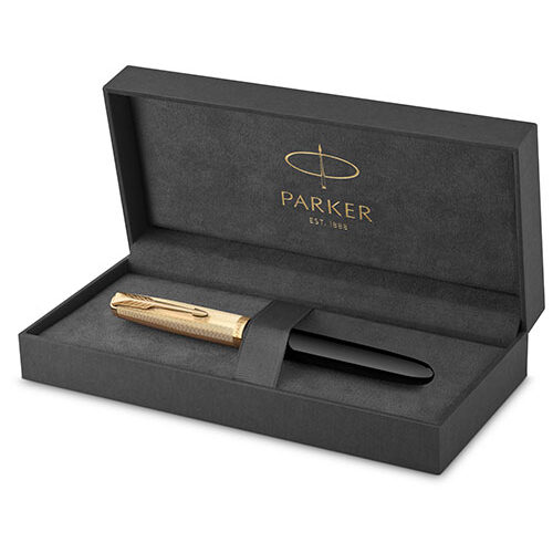 Parker Dolma Kalem Deluxe Siyah Gt 18K F Uç 51 2123511