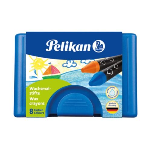 Pelikan Mum Boya Suyla Çözünen 8 Renk Plastik Kutu p-722959