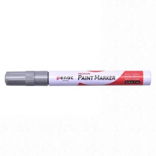 Penac Markör Paint Boya Kalemi Gümüş Yuvarlak Uçlu 2-4Mm OT0140-SV (12 Li Paket)