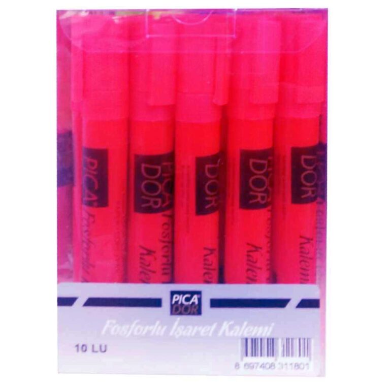 picador fosforlu kalem pembe 421 10 lu 1 paket 10 adet 236672.jpg