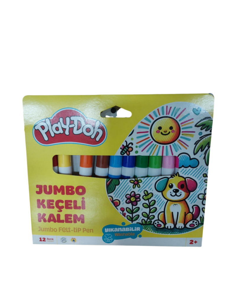 play doh keceli kalem 12 renk jumbo 7 mm play ke024 515813.png