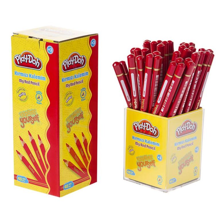 play doh play kk002 kirmizi ilk kalemim 40 li stand 1 paket 40 adet 183993.jpg