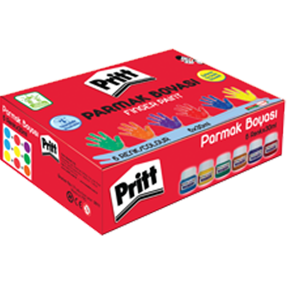 pritt parmak boya 6 renk 30ml 1221355 56374.png