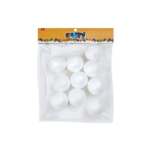 Puti Köpük Top 5 Cm 4773 (10 Lu Paket)